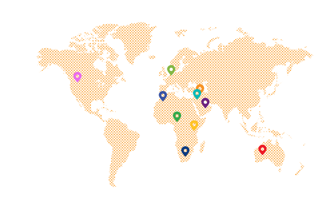 World Map - Internal Clientele